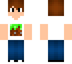 grass block on shirt