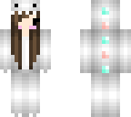kawaii white dinosaur
