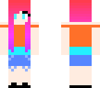ombre beach girl