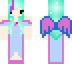 pink and blue angle
