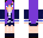 purple hair and cat ears ldshadowlady