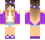 purple tartan girl