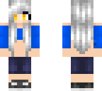 silver haired girl