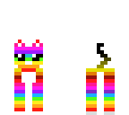small rainbow cat
