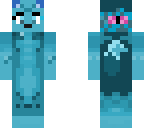 snow aqua wolf