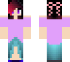 a prom girl with a purple cardgen