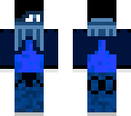 aura blue scarf teen