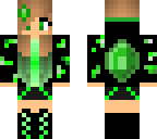 cute emerald girl