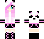 panda girl pink