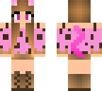 pink cookie cat girl