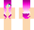 pink hair skin base fixed