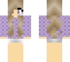 purple gammer girl