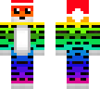 rainbow christmas tiger