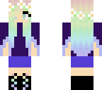 rainbow purple girl