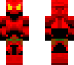 red warrior suit
