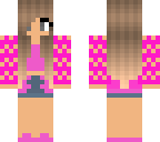 simple pink girl