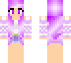 violet kimono girl --inspired by nerdiemustache--