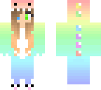 rainbow dino whith slippers 2