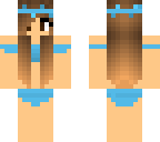 blue bikini
