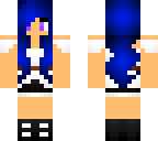 blue girl