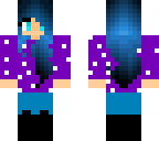 blue haired girl