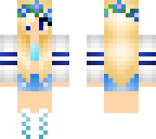 blue summer girl