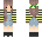 chibi overalls