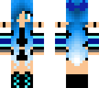 cute blue girl