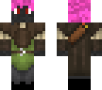 dark elf with pink hair