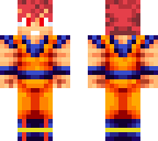 goku ssd rojo perfecto