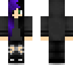 purple black girl swag
