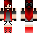 red and black