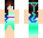 beach dress aqua