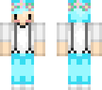 blue hair boy