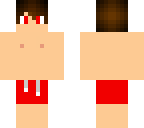 boy in trunks