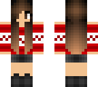 brunette jumper skin