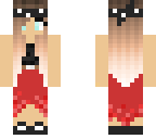 cam in a dress