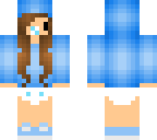 cute blue chibi girl