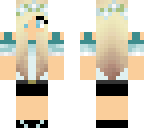 cute teal girl