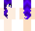 dark purple hair blue eyes girl base