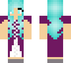 medieval blue girl dress