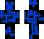 neon blue creeper