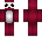 panda in dino suit