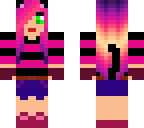 pink cat girl