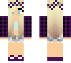 purple spring girl