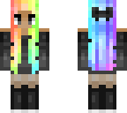 rainbow black girl
