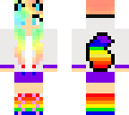 rainbow wolf