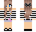 stripe overalls
