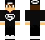 white and black superman