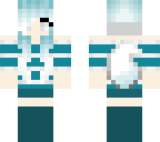 wolf girl blue